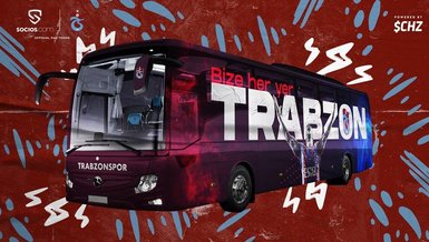 Trabzonspor'un takım otobüsünü taraftarlar tasarladı