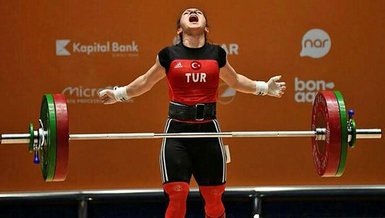 Milli halterci Şaziye Erdoğan şampiyon oldu