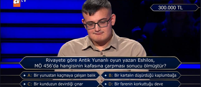 antik-yunanli-eshilos-hangisinin-kafasina-carpmasi-sonucu-olmustur-1769976320322.png Eshilos hangisinin kafasına çarpması sonucu ölmüştür?