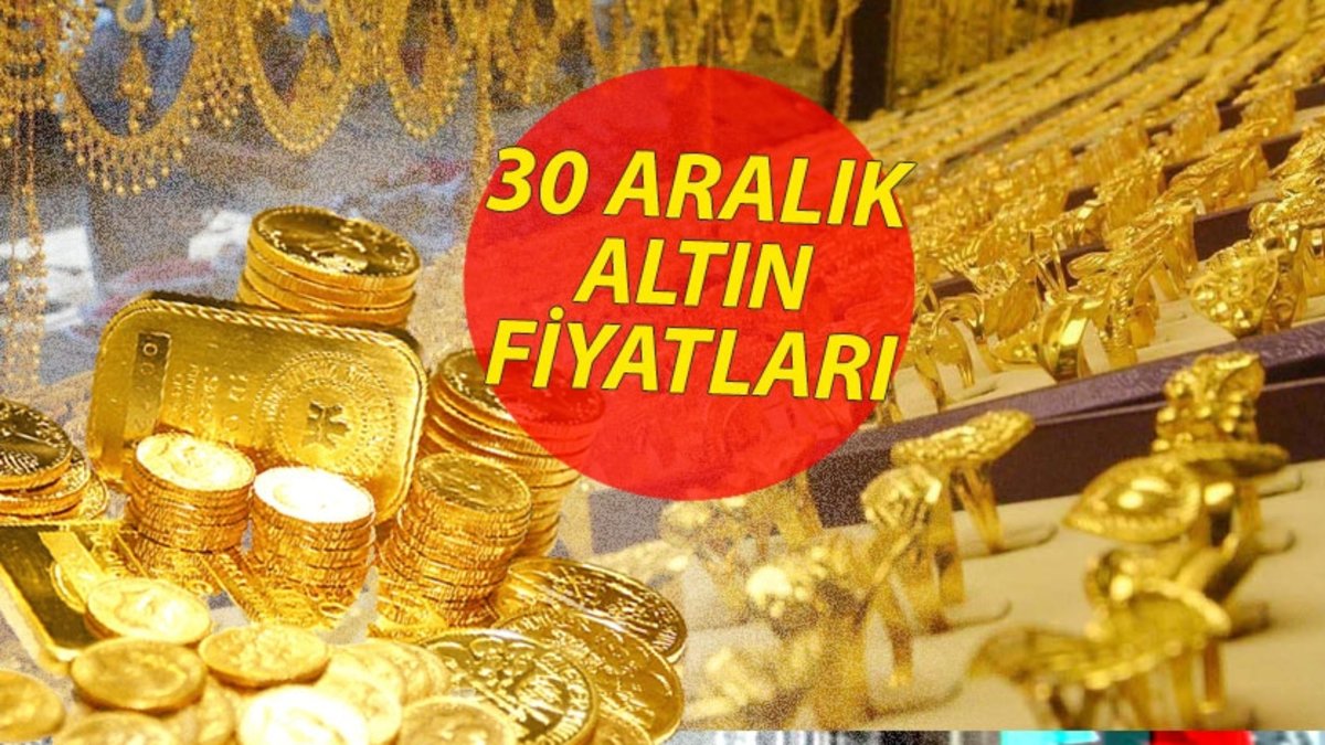 Gram altın fiyatları 30 Aralık 💰 | Çeyrek, Yarım, Tam, Külçe, Cumhuriyet Altını ne kadar? 1 Dolar kaç TL?