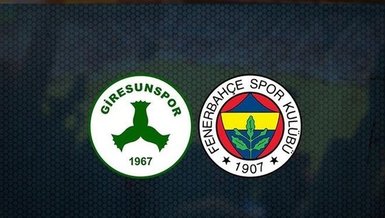 Giresunspor Fenerbahçe maçı CANLI