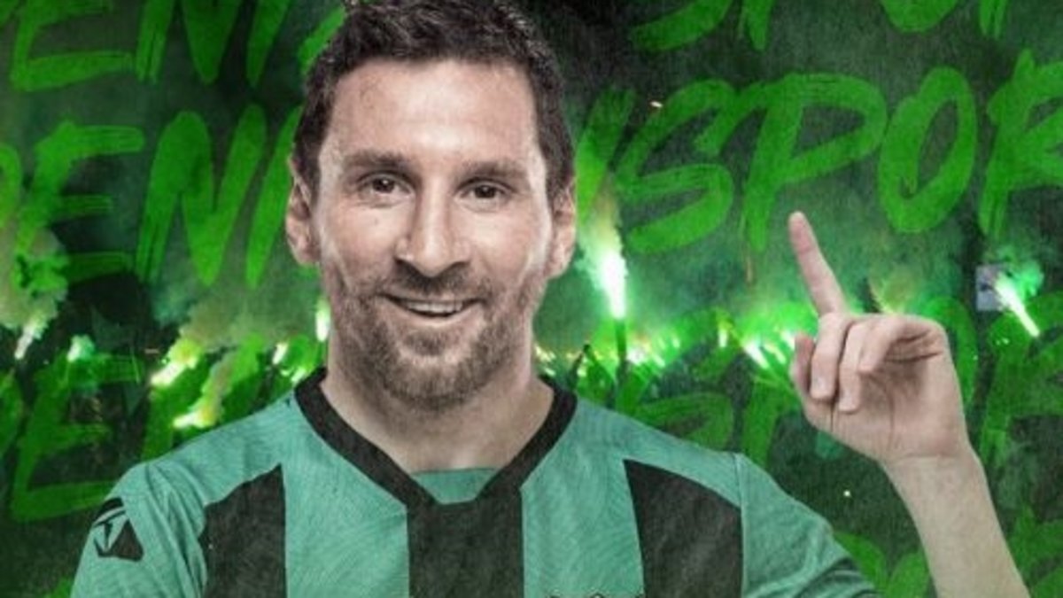 Denizlispor'dan 1 Nisan şakası! Lionel Messi... Denizlispor'dan 1 Nisan şakası! Lionel Messi...