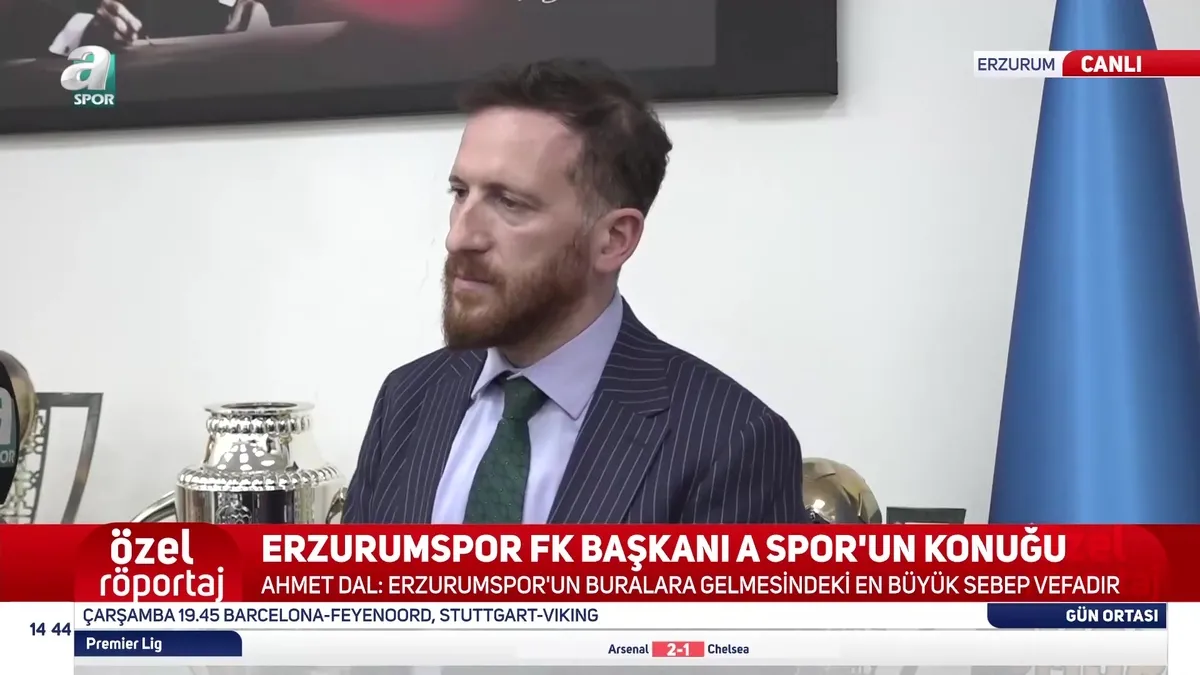 Erzurumspor FK Başkanı Ahmet Dal: Beşiktaş'tan puan veya puanlar alacağız