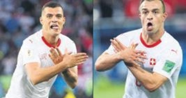 Shaqiri ve Xhaka Sırplar’ı kızdırdı