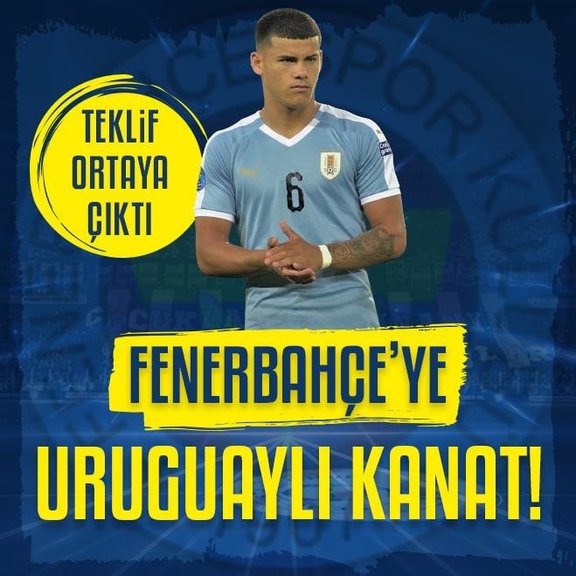 TRANSFER HABERİ - Fenerbahçe’ye Uruguaylı kanat! Teklif ortaya çıktı