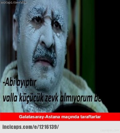 Galatasaray - Astana caps’leri