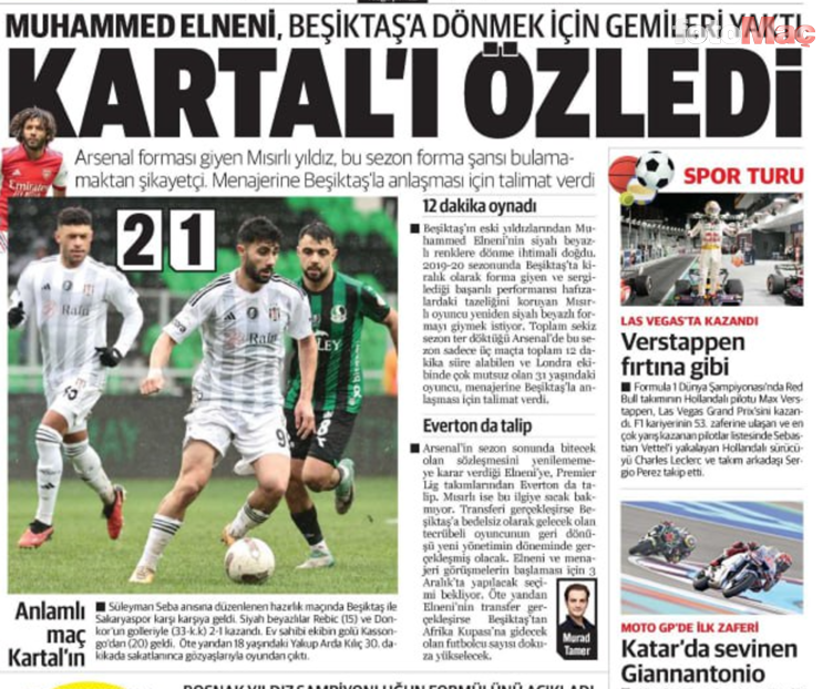 TRANSFER HABERLERİ | Menajerine talimat verdi! Mohamed Elneny Beşiktaş'a geri dönmek istiyor