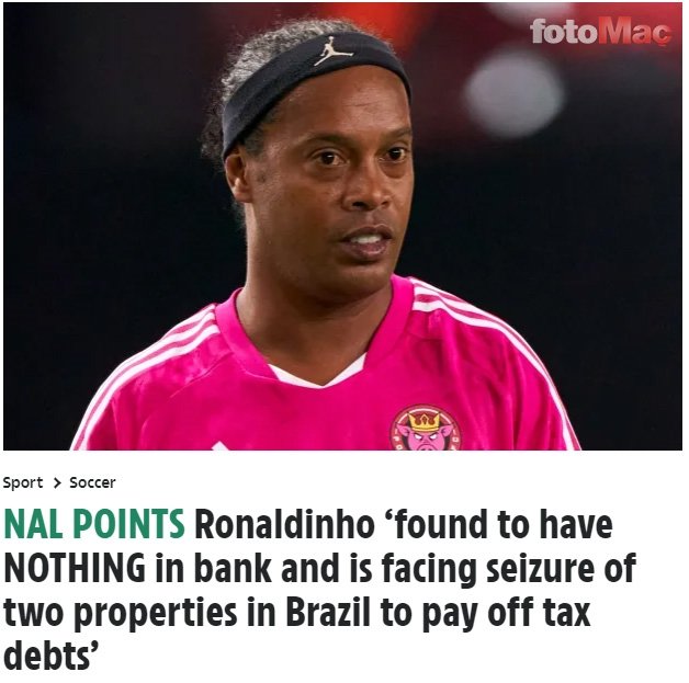 Bir zamanlar dünya onu konuşuyordu! Ronaldinho şimdilerde öyle zor durumda ki...