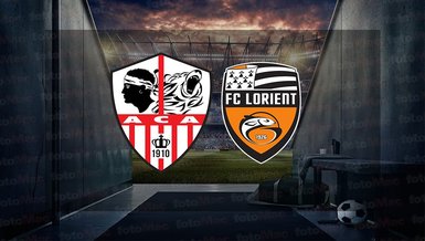 Ajaccio - Lorient maçı ne zaman, saat kaçta ve hangi kanalda canlı yayınlanacak? | Fransa Ligue 1