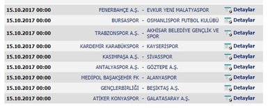 2017-2018 Süper Lig İlhan Cavcav Sezonu fikstürü belli oldu