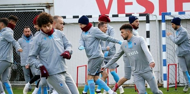 Trabzonspor Denizlispor maçı hazırlıklarını sürdürdü