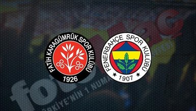 Fatih Karagümrük Fenerbahçe maçı CANLI İZLE 📺 | Fenerbahçe maçı hangi kanalda canlı yayınlanacak? Karagümrük Fenerbahçe maçı saat kaçta?
