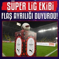 Süper Lig ekibi ayrılığı resmen açıkladı!