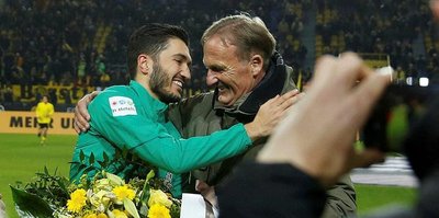 Nuri Şahin Dortmund'da çiçeklerle karşılandı