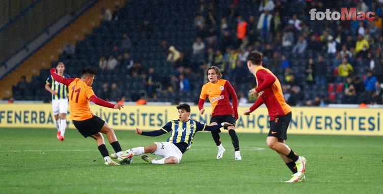 Fenerbahçe - Galatasaray derbisinde o görüntüler dikkat çekti! Arda Turan ve Arda Güler...