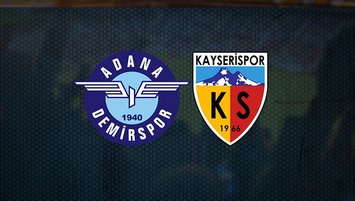 Adana Demirspor-Kayserispor maçı saat kaçta, hangi kanalda?