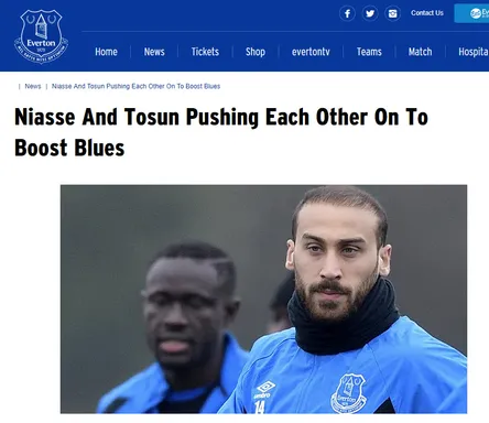 Oumar Niasse'den Cenk Tosun'a övgü - 1
