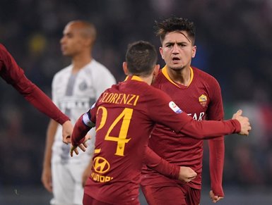 Cengiz Ünder’in gol attığı maçta Roma ile Inter berabere kaldı