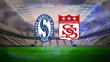 SMS Grup Sarıyerspor-Özbelsan Sivasspor maç bilgileri: Saat kaçta, hangi kanalda?