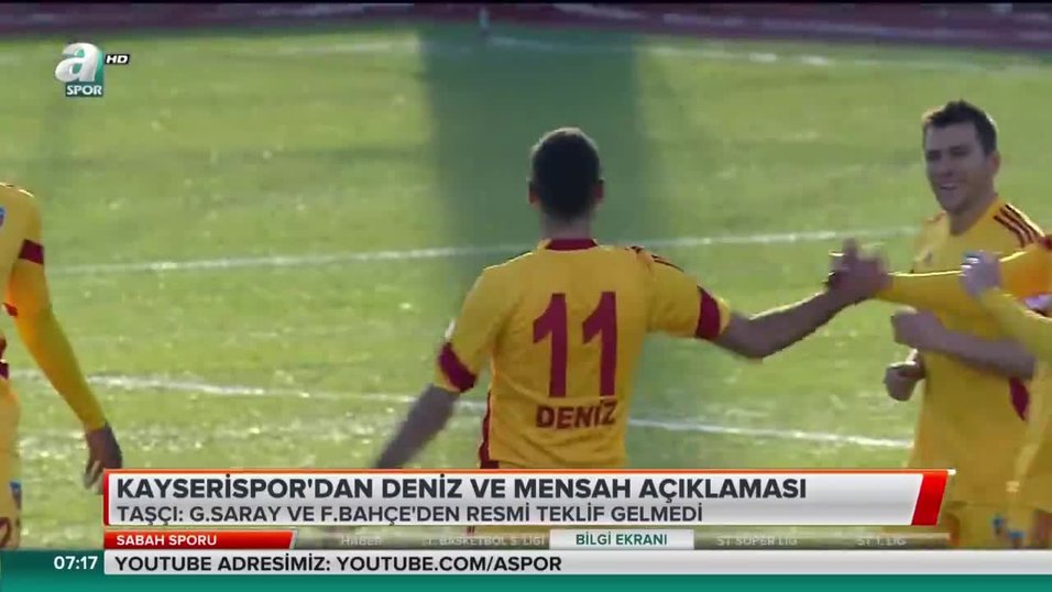 Kayserispor Dan Deniz Turuc Ve Bernard Mensah Aciklamasi Videosunu Izle Fotomac Tv