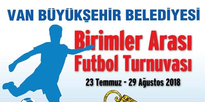 Van Büyükşehir Belediyesinden birimler arası futbol turnuvası