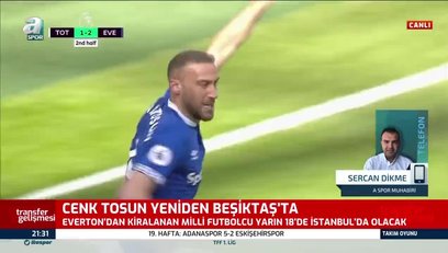 >Cenk Tosun yeniden Beşiktaş'ta! İşte geliş saati