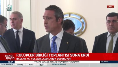 >Kulüpler Birliği toplantısı sonrası açıklama: Süper Lig A.Ş. kuruluyor!