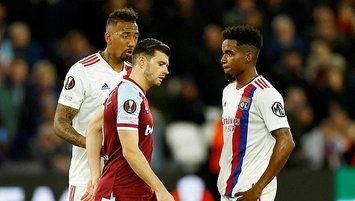 10 kişi West Ham Lyon'a geçit vermedi!