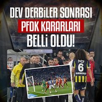 PFDK kararları açıklandı!