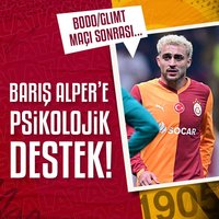 G.Saray'da Barış Alper'e psikolojik destek!