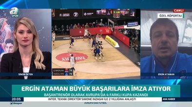 Son dakika spor haberi: Anadolu Efes Başantrenörü Ergin Ataman A Spor'a açıkladı!