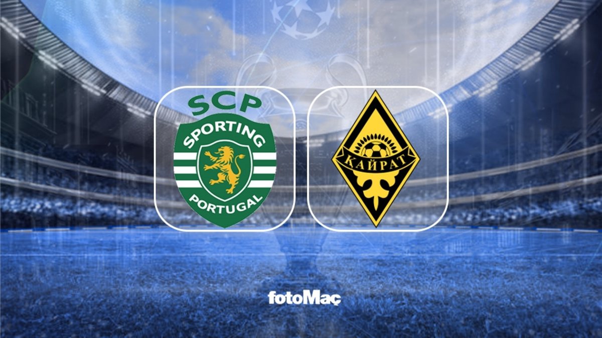 Sporting CP-Kairat maçı canlı izle | Sporting CP-Kairat maçı ne zaman, saat kaçta ve hangi kanalda? (UEFA Şampiyonlar Ligi) Sporting CP-Kairat maçı canlı izle | Sporting CP-Kairat maçı ne zaman, saat kaçta ve hangi kanalda? (UEFA Şampiyonlar Ligi)
