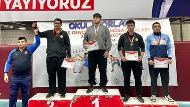 Genç güreşçiler şampiyona biletini aldı!