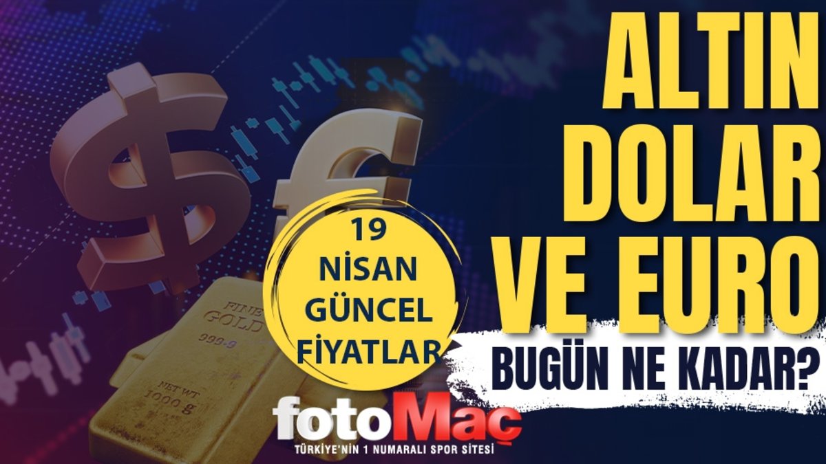 Canlı altın fiyatları | 19 Nisan gram altın ne kadar?