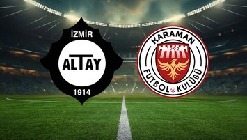 Altay - Karaman FK maçı detayları!