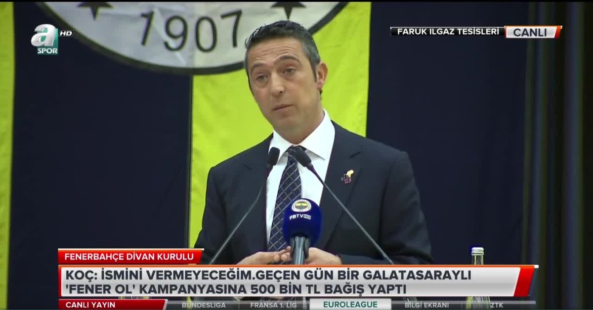 Ali Koc Fener Ol Kampanyasina Katilim Sayisini Acikladi Videosunu Izle Fotomac Tv