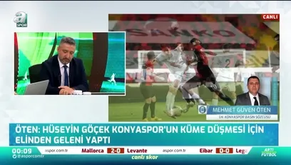 >Konyaspor'dan Hüseyin Göçek'e tepki
