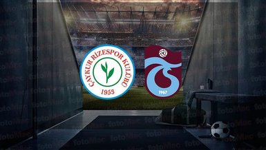 RİZESPOR TRABZONSPOR MAÇI CANLI İZLE | Rizespor - Trabzonspor maçı saat kaçta, hangi kanalda?