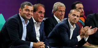Demirören ve Cefferin, finali birlikte izledi