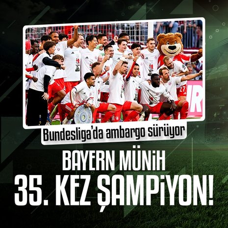 Bundesliga’da şampiyon Bayern Münih!