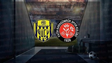 Ankaragücü - Fatih Karagümrük maçı CANLI | Süper Lig canlı anlatım