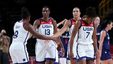 2020 Tokyo Olimpiyat Oyunları'nda kadınlar basketbolda ilk finalist ABD!