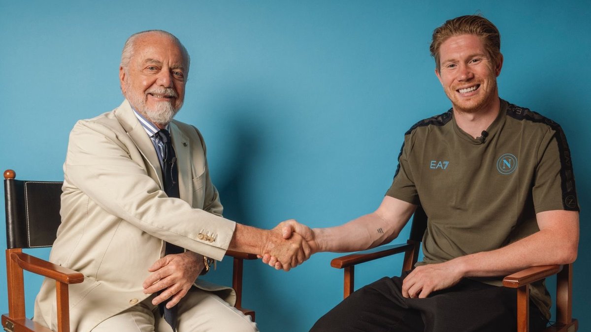 Kevin De Bruyne resmen Napoli'de!