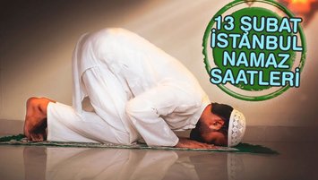 Namaz vakitleri İstanbul 13 Şubat 2024