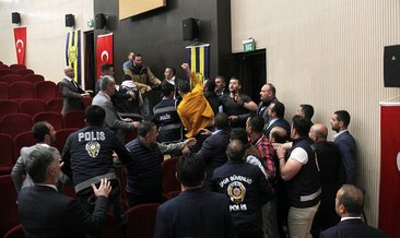 Ankaragücü genel kurulunda arbede çıktı