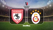 Samsunspor-Galatasaray maçı detayları!