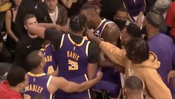 Lakers kazanamadı oyuncular kavga etti