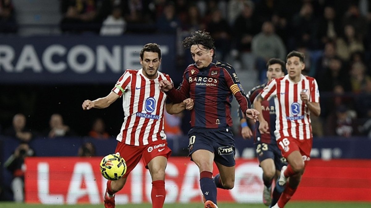 Levante ile Atletico Madrid berabere kaldı! (İŞTE MAÇIN ÖZETİ)