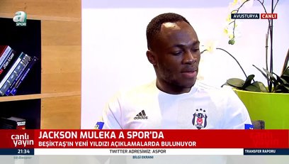 >Beşiktaş'ın yeni transferi Jackson Muleka A Spor'a konuştu!