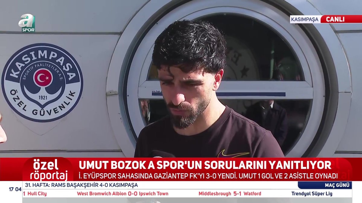 Kasımpaşa'da Umut Bozok Gaziantep FK galibiyetini değerlendirdi!